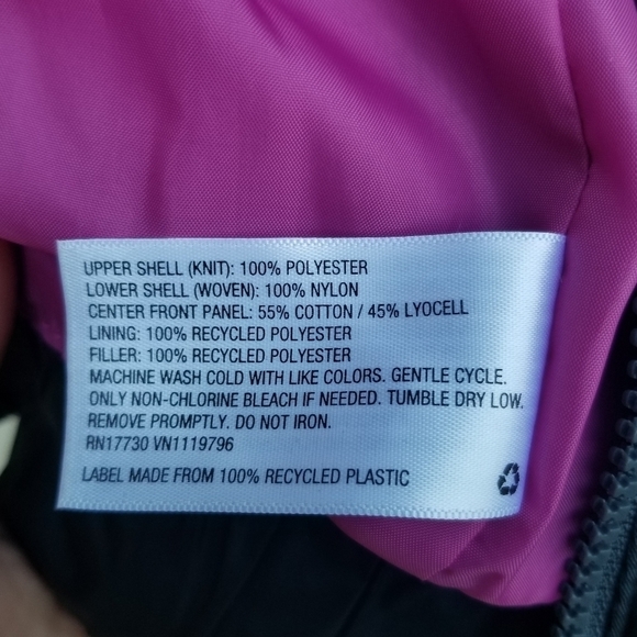 Universal Thread mixed media sherpa quilted nylon jacket green black XXL - Picture 6 of 8